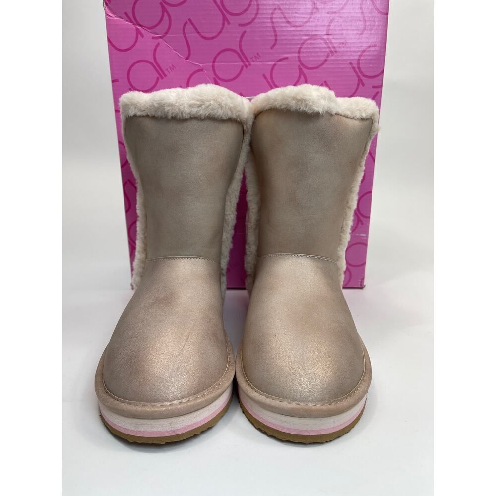 Sugar Milhoja Rose Gold Boots Size 5 M - Picture 2 of 4